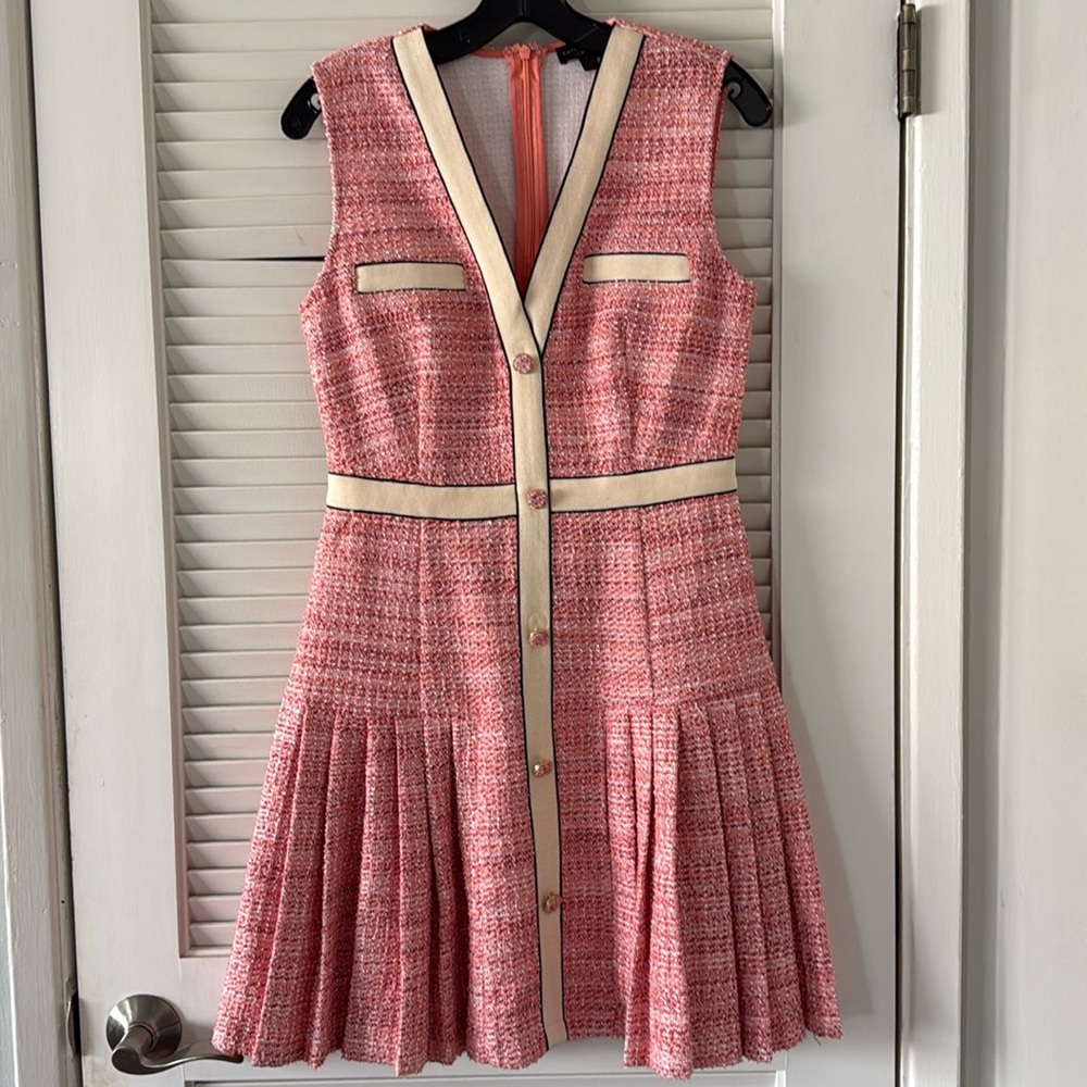 Current Air tweed pink dress